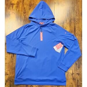 Redvanly Larkin Hoodie Mazarine Blue StretchKnit Men’s Size Large NWT